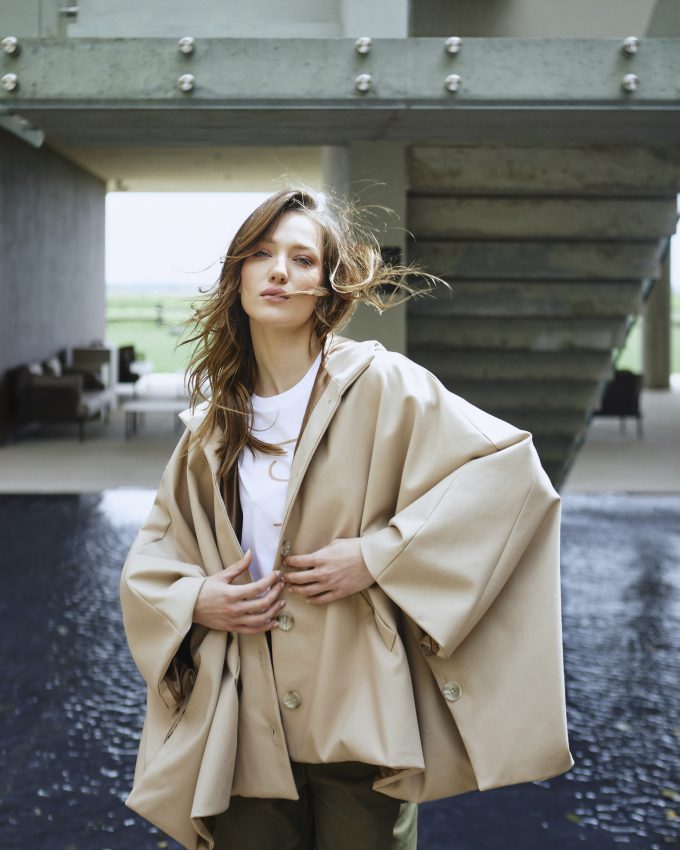 PONCHO TRENCH