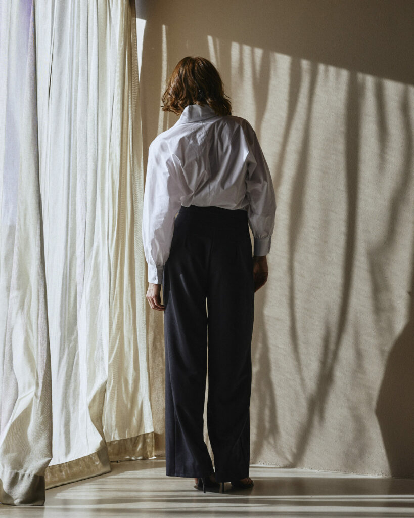 ASYMMETRIC TROUSERS