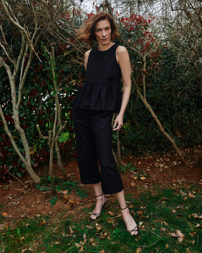 CROPPED TROUSER SS26 LINEN BLEND