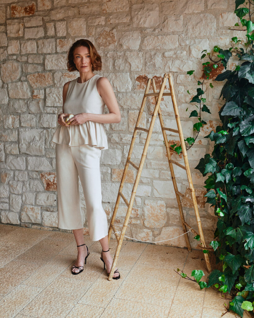 CROPPED TROUSER SS26 VISCOSE BLEND